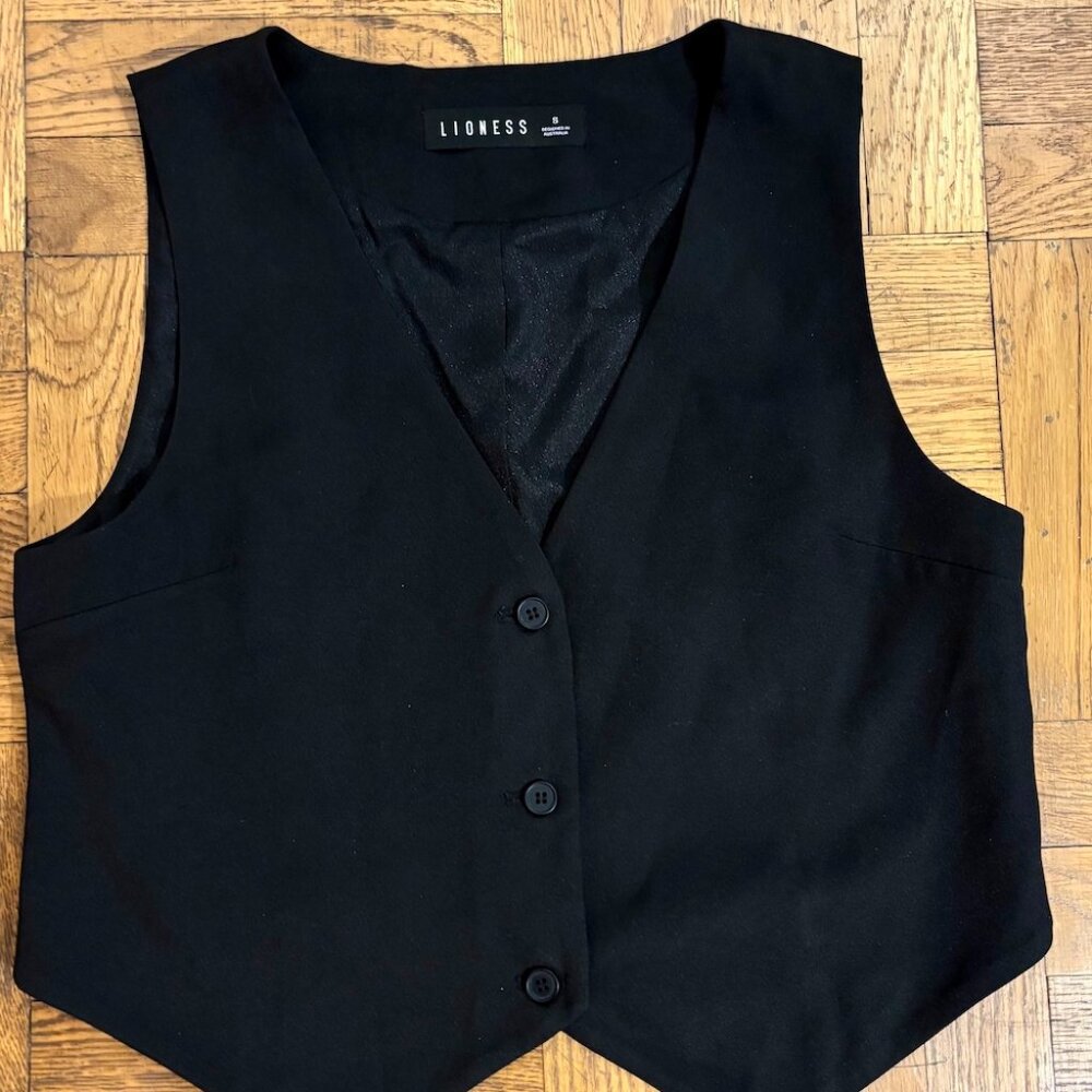 Black Tuxedo Vest